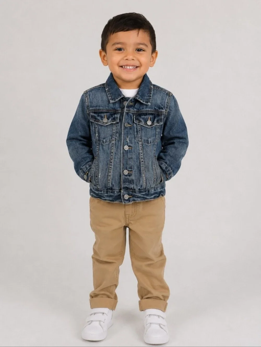 CHILDRENS PLACE Distressed Jean Jacket 3T